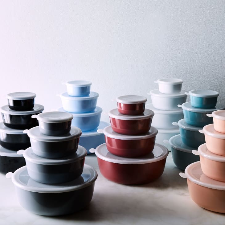 Mepal Mixed Color Nested Storage Bowls & Boxes on Food52