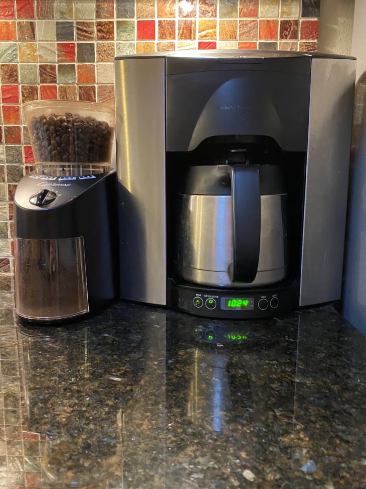 Plumbed coffee maker