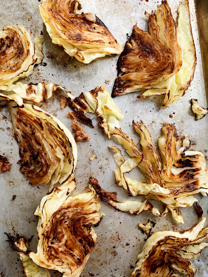Oven-Caramelized Cabbage Wedges