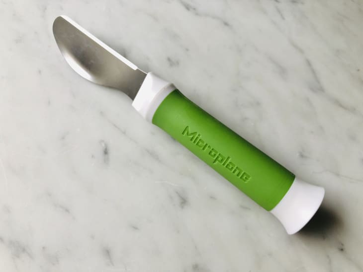 Microplane avocado knife