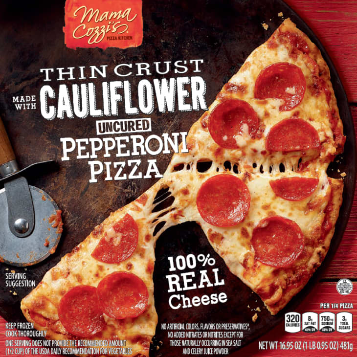 cauliflower pepperoni pizza