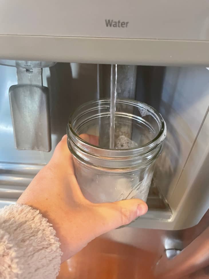 How to clean a fridge water dispenser