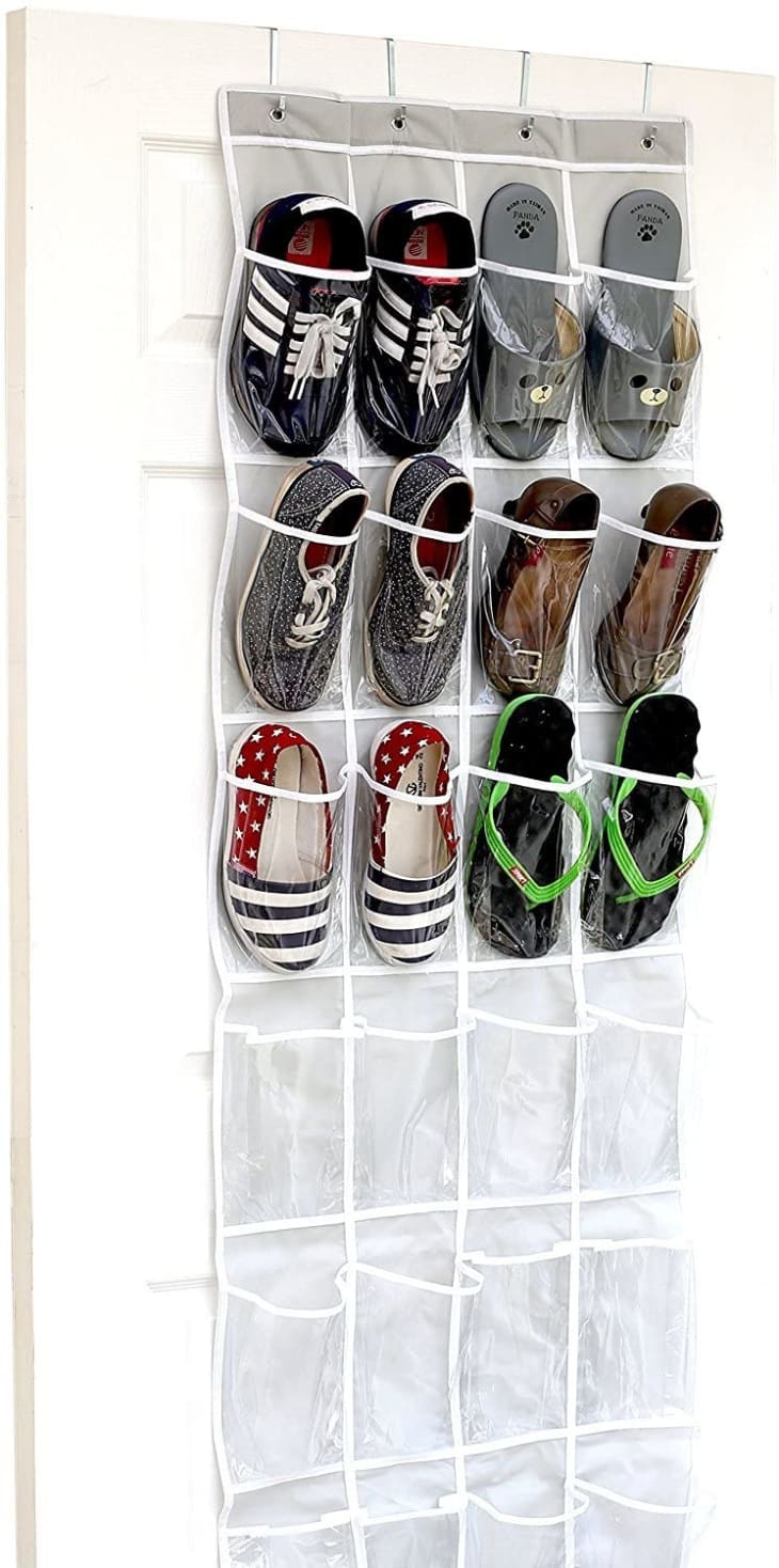 round wooden shoe rack on 13 Kitchen Finds These Professional Organizers Use At Home Kitchn