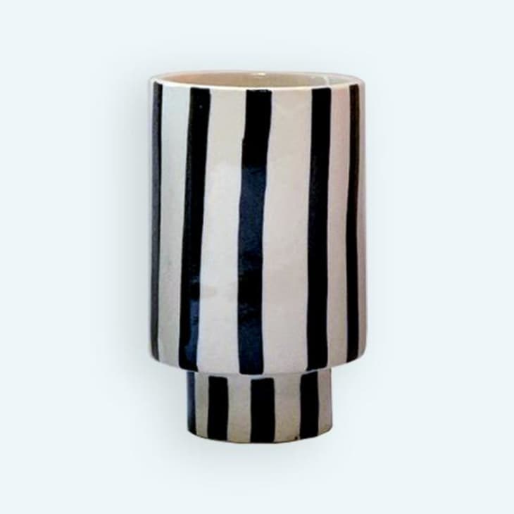 Kaya Striped Ceramic Cups at Jungalow