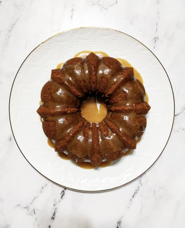 Easy Butterscotch Bundt Cake - Browned Butter Blondie