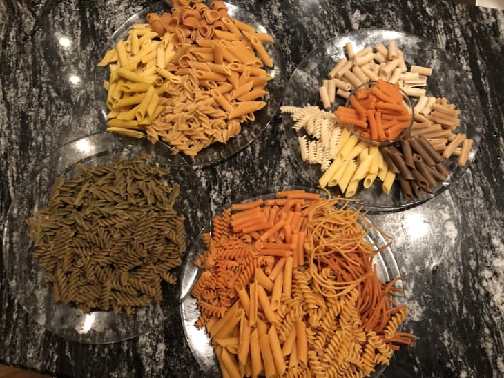 bowls of gluten free pasta