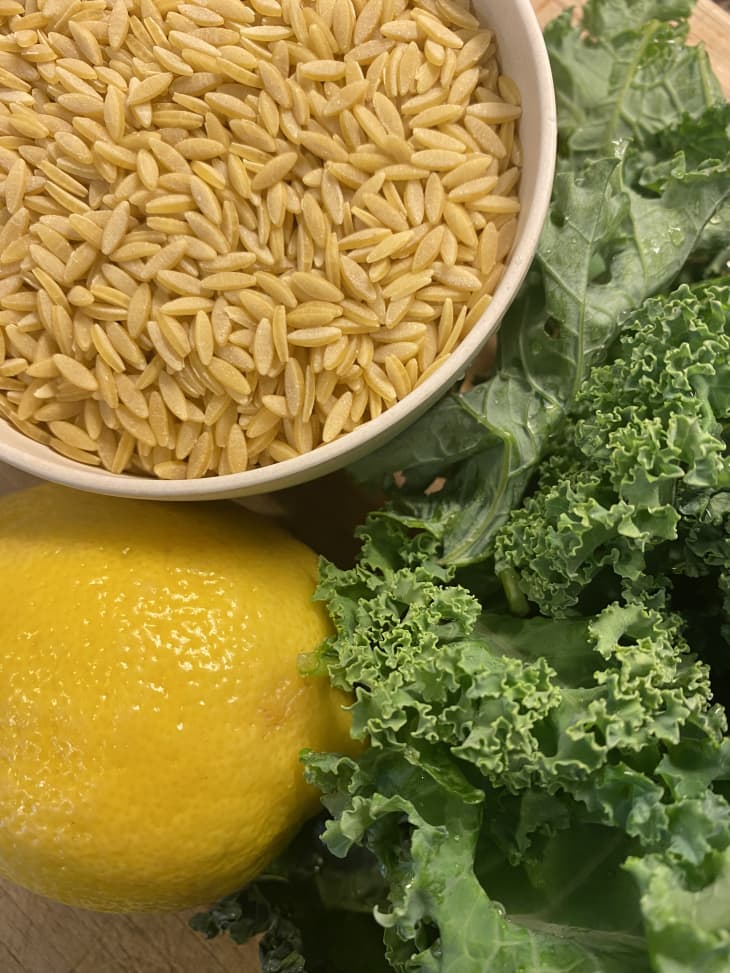 I Tried Caramelized Lemon Butter Orzo with Kale and Garlic Breadcrumbs