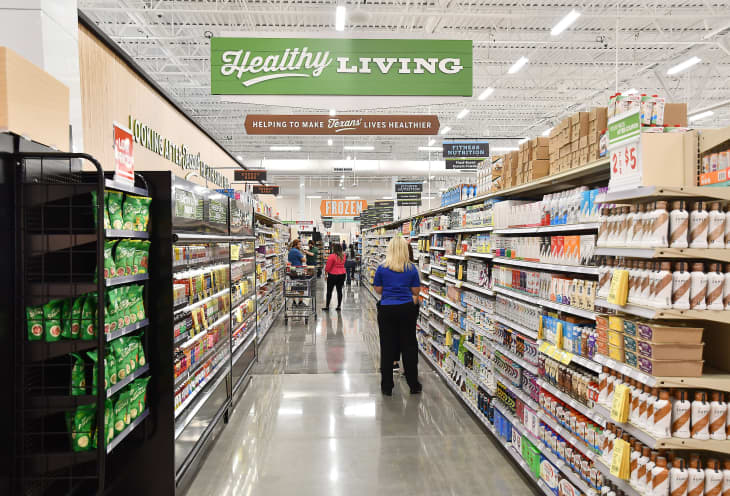 H-E-B healthy living section