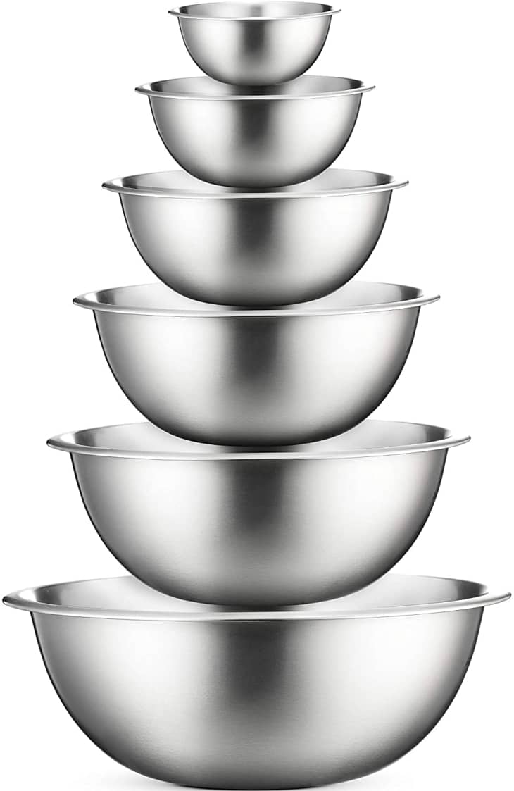 Finedine Stainless Steel Mixing Bowls at Amazon