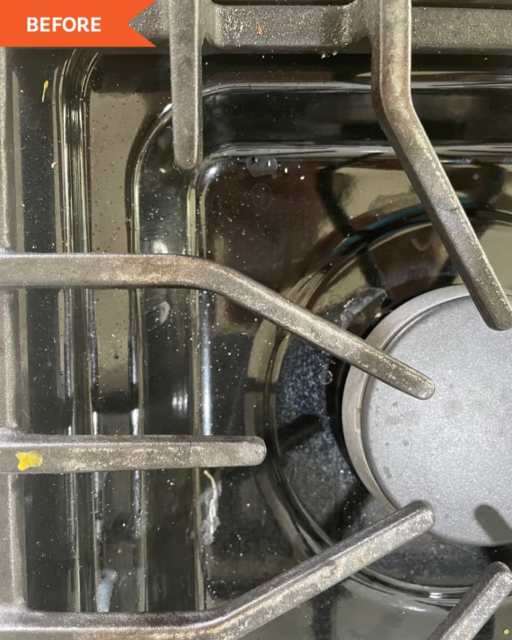I Cleaned Stove Grates with Oven Cleaner — And the Results Are
