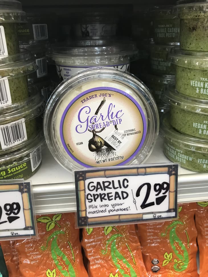 Trader Joe's garlic dip and spread