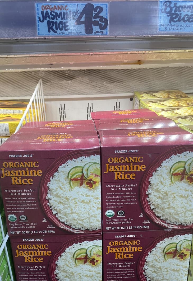 Trader Joe's frozen organic jasmine rice