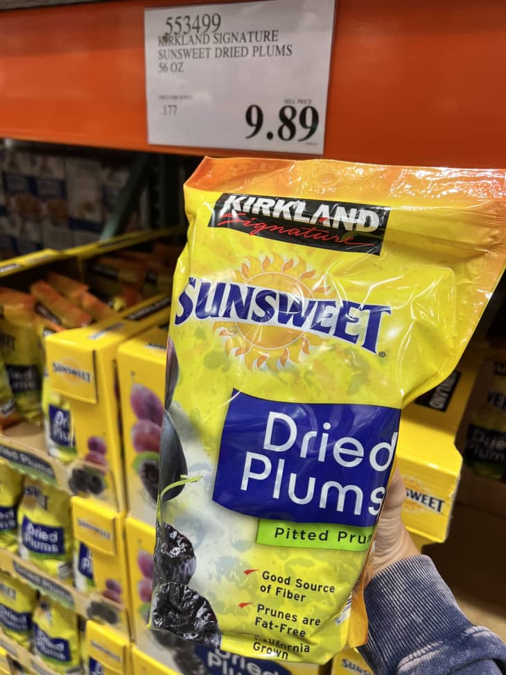 bag of Sunsweet dried plums