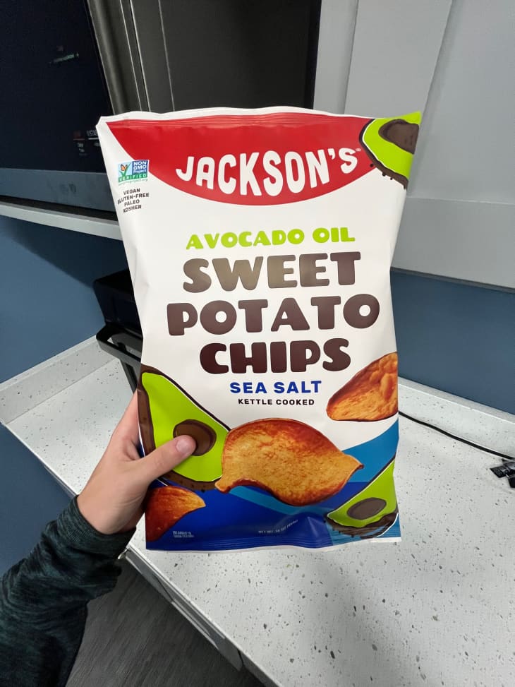 bag of Jackson's sweet potato chips
