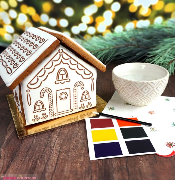 'Paint Your Own' Gingerbread House Kit at The Cookie Countess