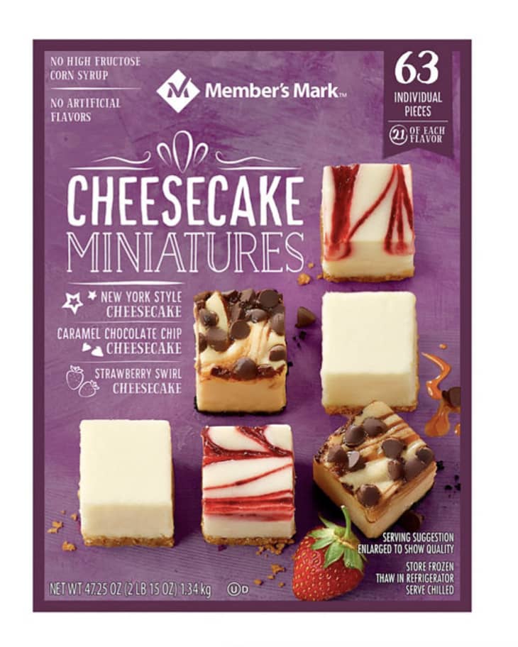 Product Image: Member’s Mark Cheesecake Miniatures (63 pieces)