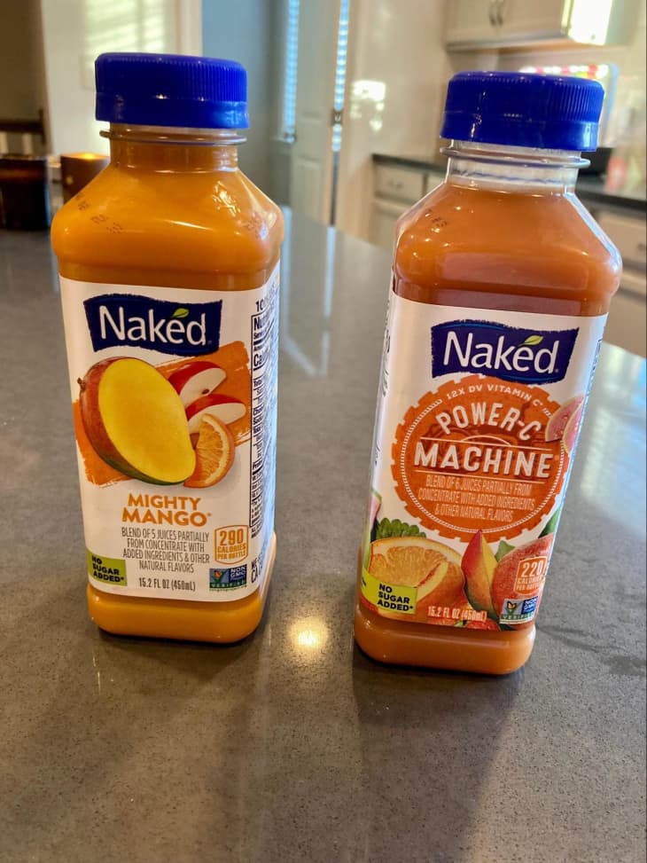 2 Naked smoothie bottles