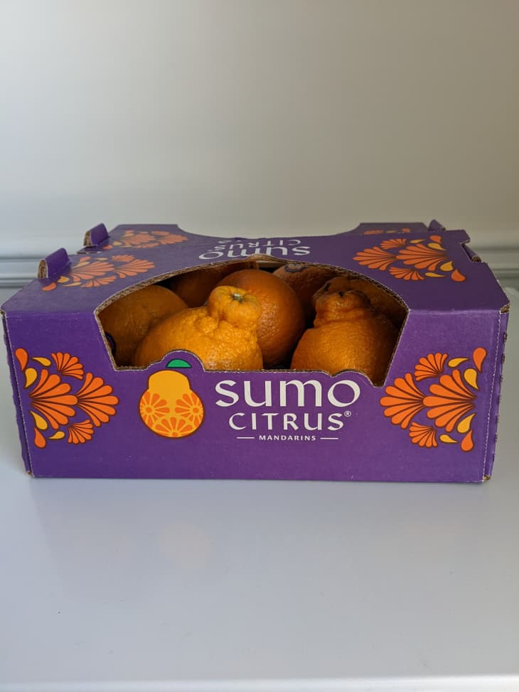 crate of Sumo citrus