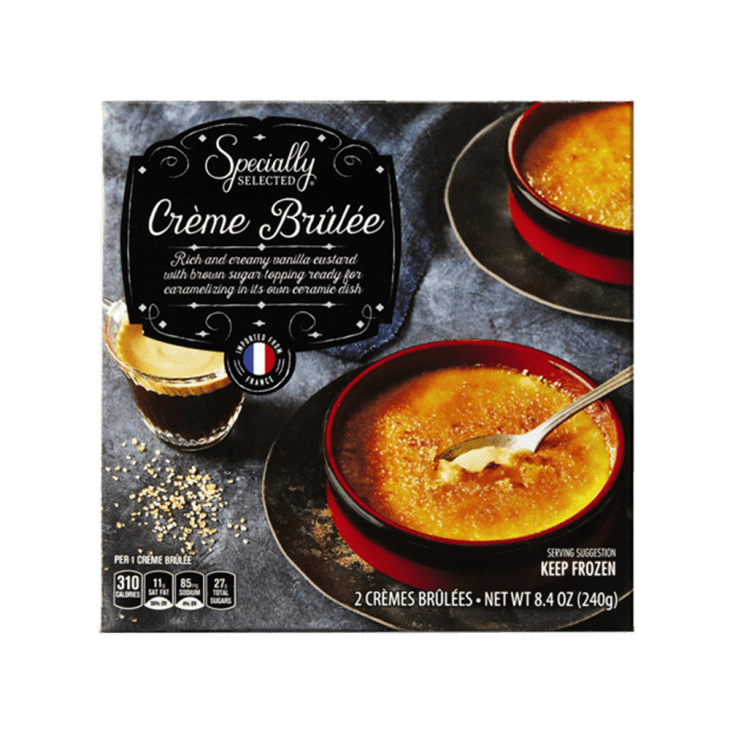 specially selected creme brulee from aldi