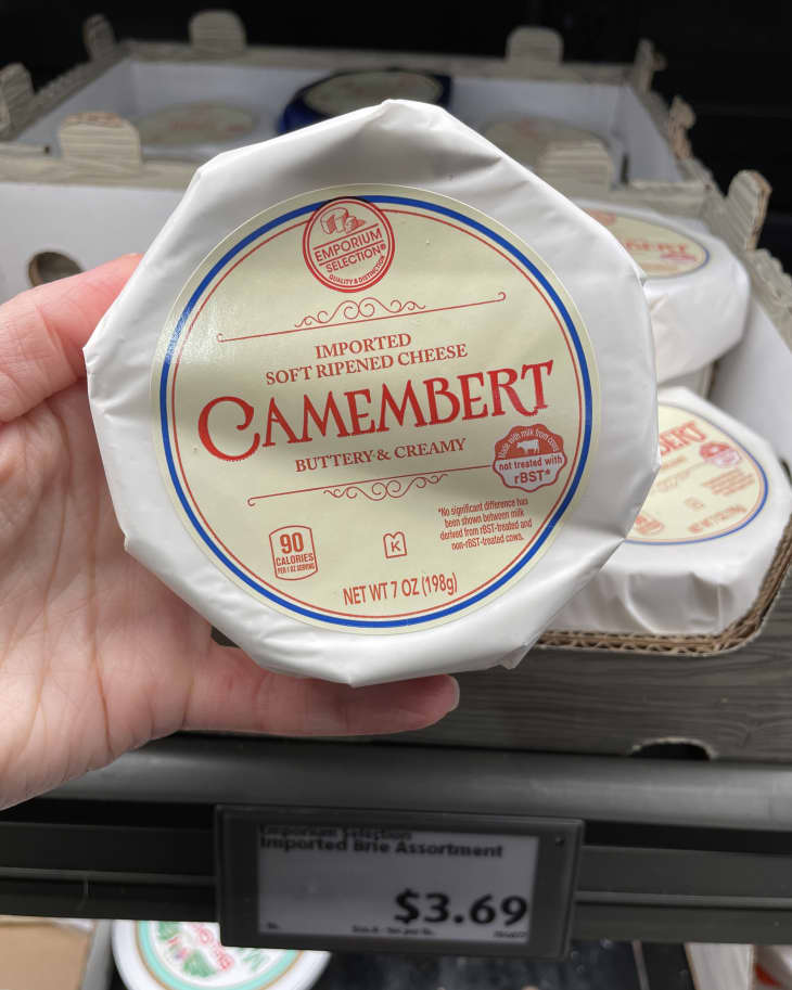 Emporium Selection Camembert Soft Cheese in Aldi store