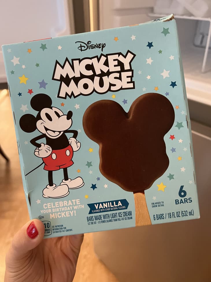 Mickey Mouse Vanilla Ice Cream Bars