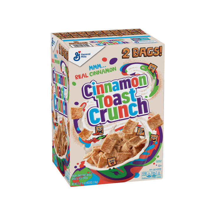 Product photo of Cinnamon Toast Crunch Breakfast Cereal on white background