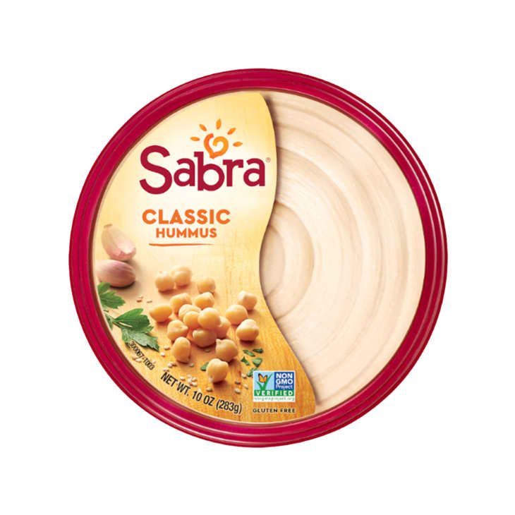 Product photo of Sabra Classic Hummus on white background