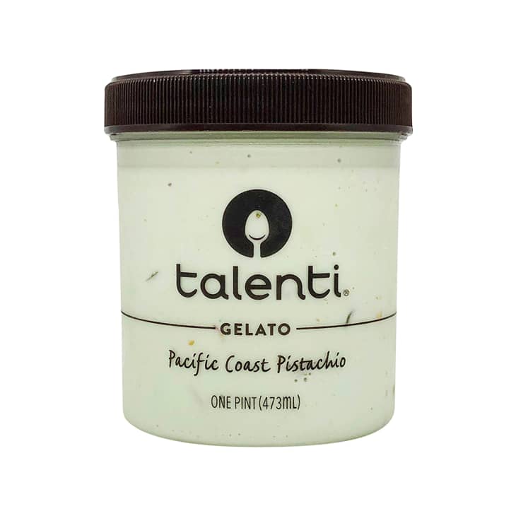 Product photo of Talenti Pacific Coast Pistachio Gelato on white background