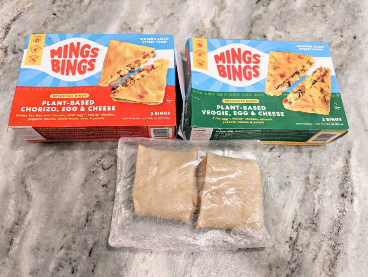 Ming's Breakfast Bings in packages.