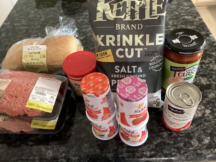 Grocery diary: haul of groceries from Safeway on counter