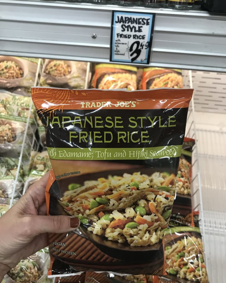 Bag of Trader Joe's Japanese Style Fried Rice in store