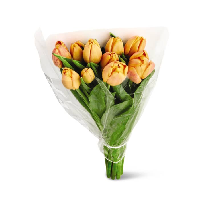 Product photo of Aldi 10 Stem Tulip Bouquet on white background