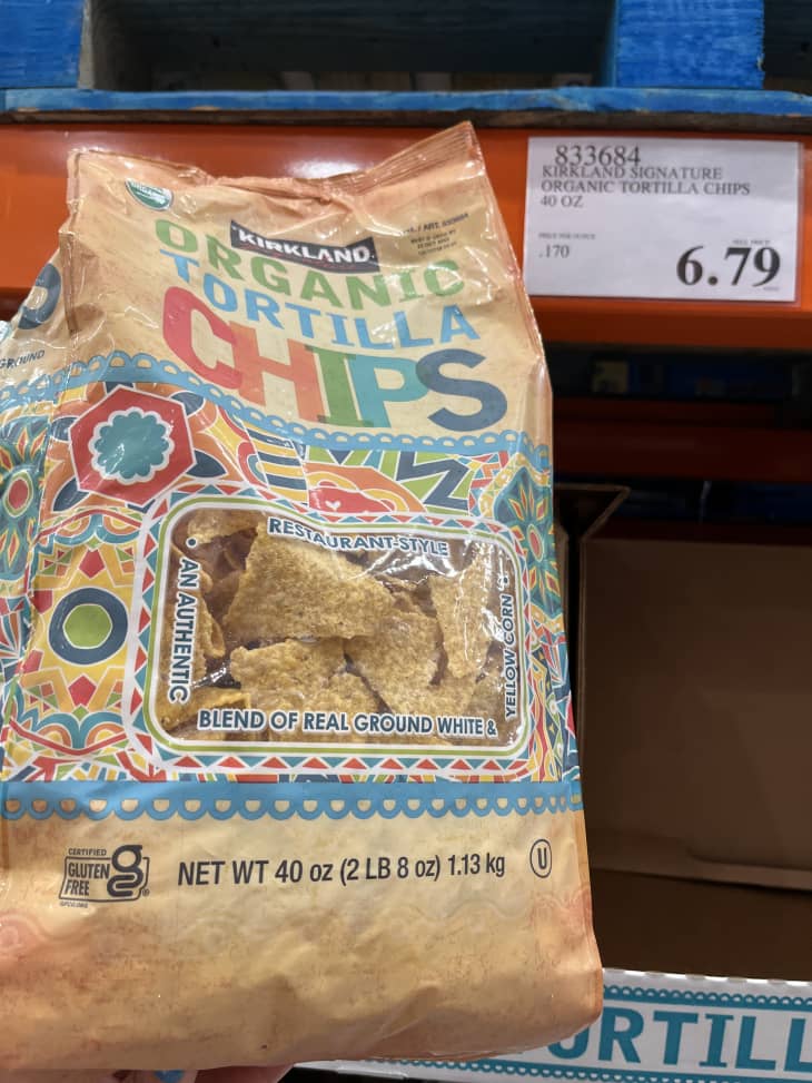 chips de tortilla orgânicos de kirkland