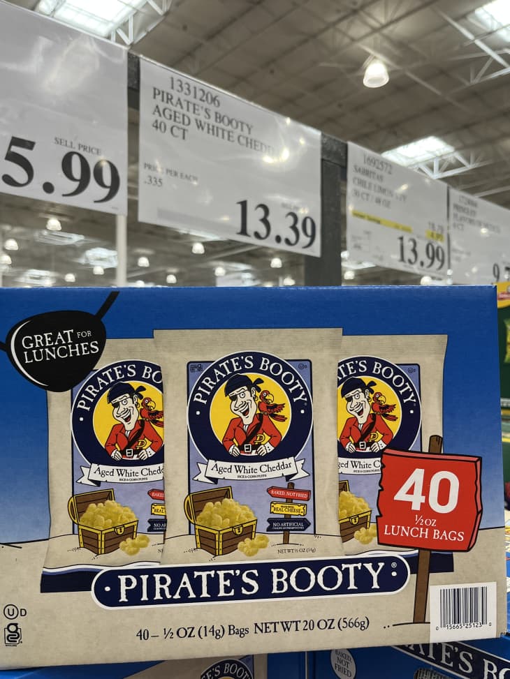 Pipoca de cheddar branca envelhecida Pirates Booty