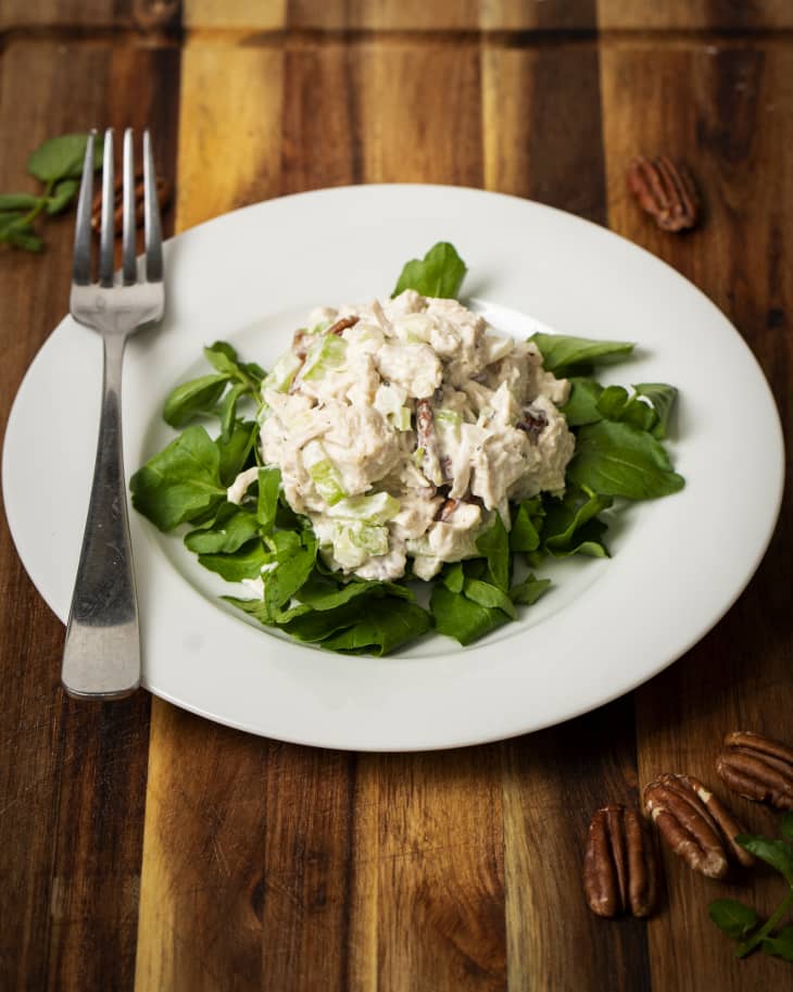 Dolly Parton's Pecan Chicken Salad on a plate