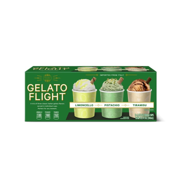 Gelato flight in package.