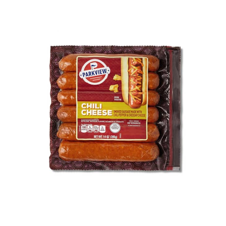 Chili cheese hot dog packages.