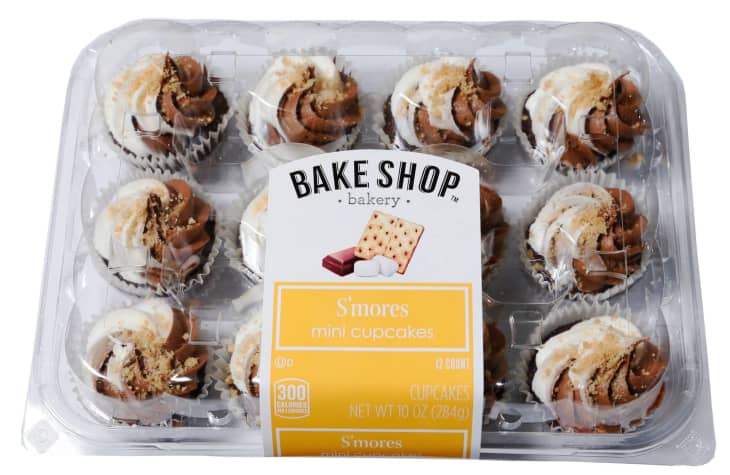product image of Aldi Bake Shop s'mores mini cupcakes