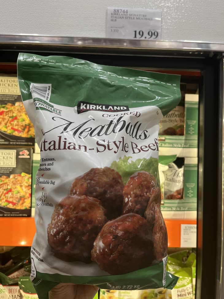 frozen Italian style meatballs