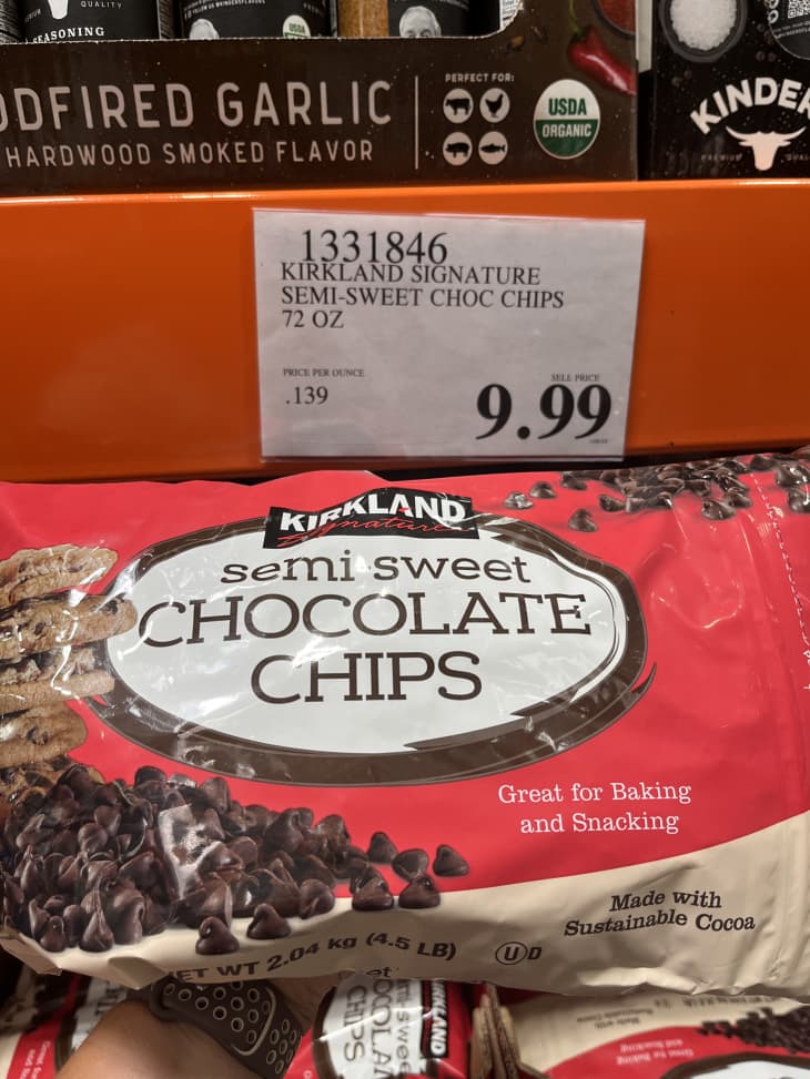 semi-sweet chocolate chips, red bag