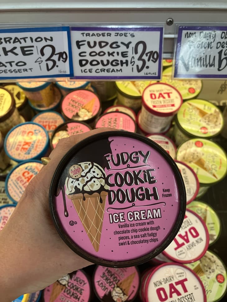 Trader Joe's fudgy cookie dough.