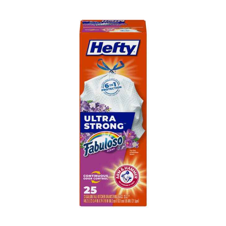 Product Image: Hefty Ultra Strong 13 Gallon Tall Kitchen Fabuloso Scented Drawstring Trash Bags