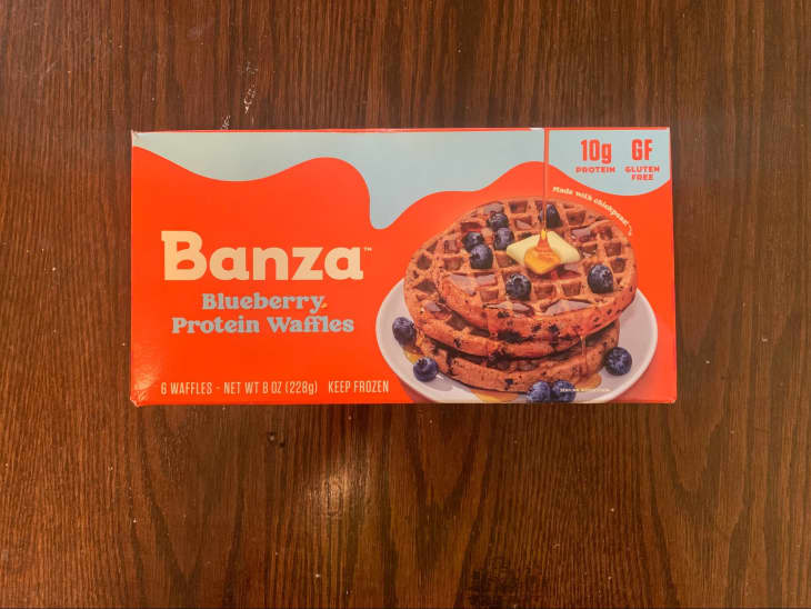 Banza Blueberry Protein Waffles