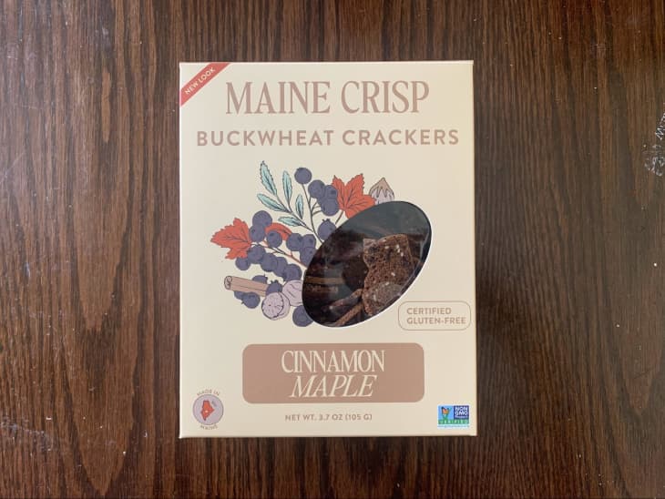 Maine Crisp Cinnamon Maple Buckwheat Crackers
