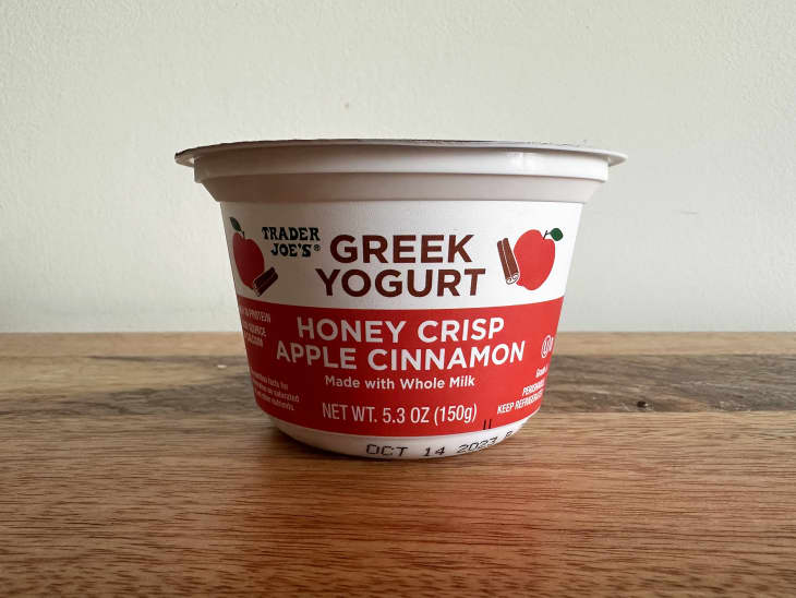 Trader Joe's Honeycrisp Apple Cinnamon Greek Yogurt