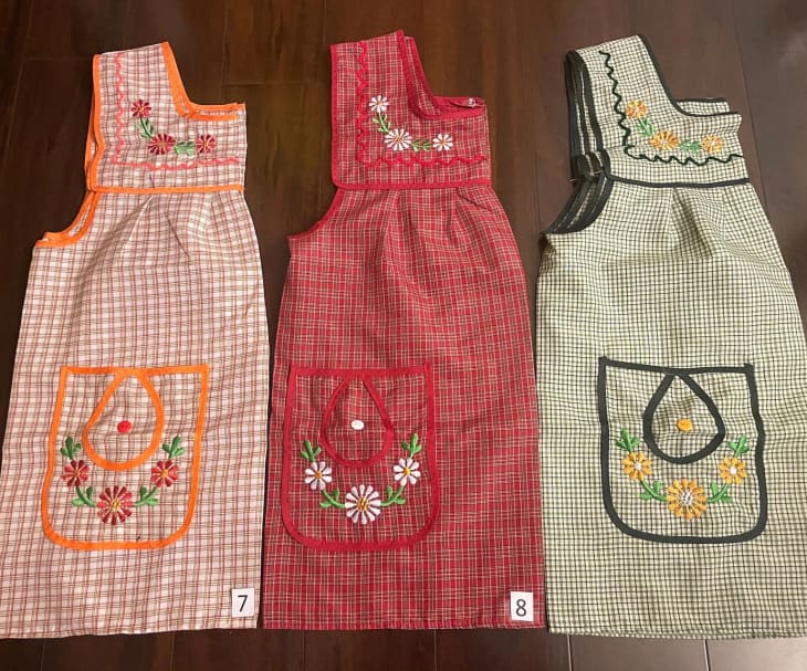 Traditional Mexican Apron at Etsy
