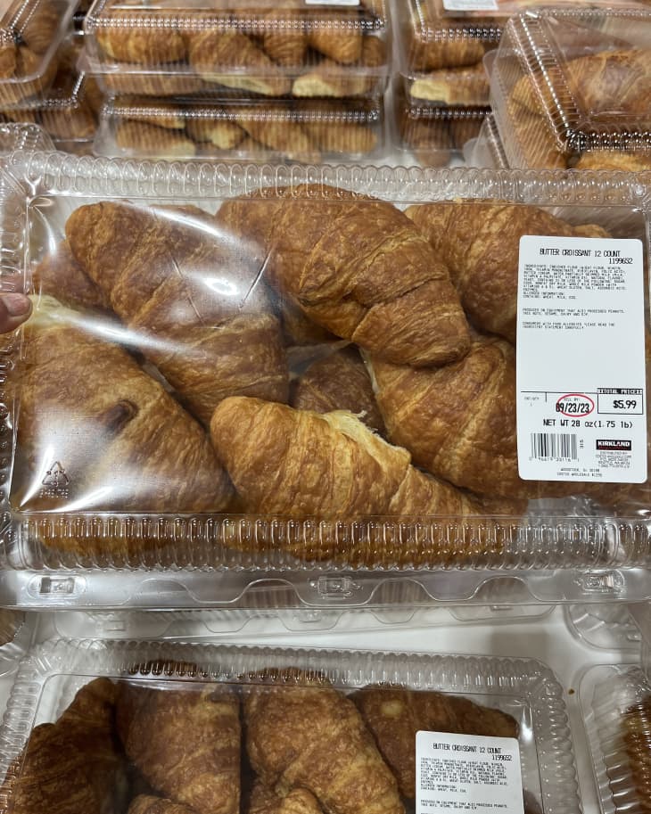 Butter Croissants at Costco store