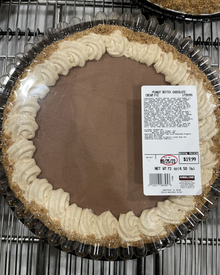 Peanut Butter Chocolate Pie  at Costco store