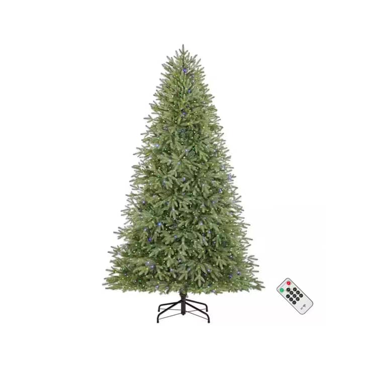 Home Accents Holiday 7.5 ft. Pre-Lit LED Jackson Noble Artificial Christmas Tree at Home Depot