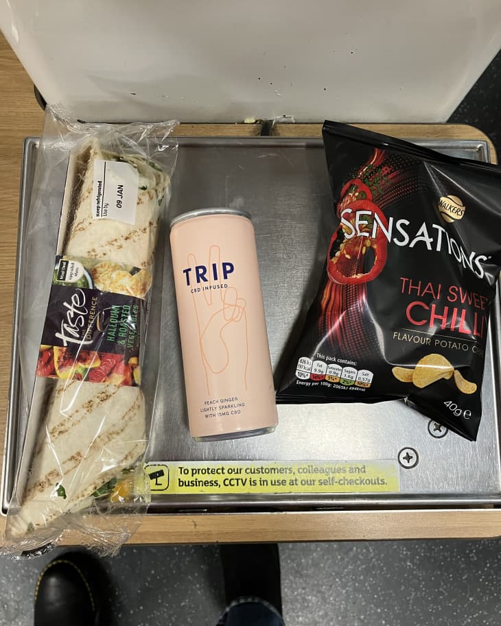 Meal deal on tray from Sainsbury's grocery in England
